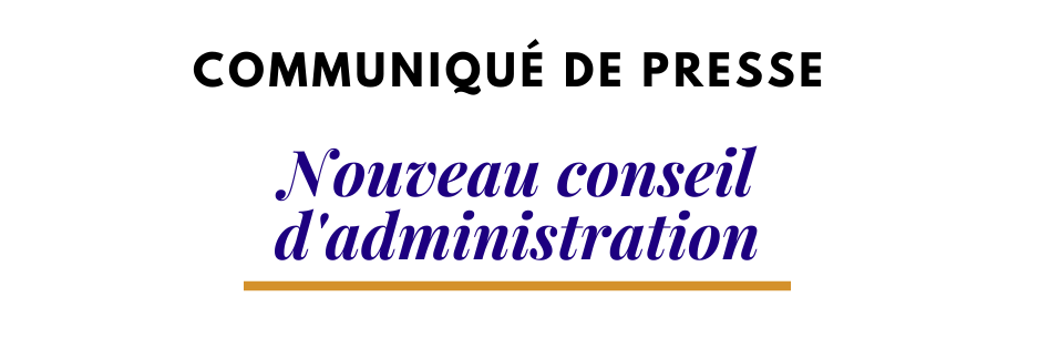 Communiqué de presse